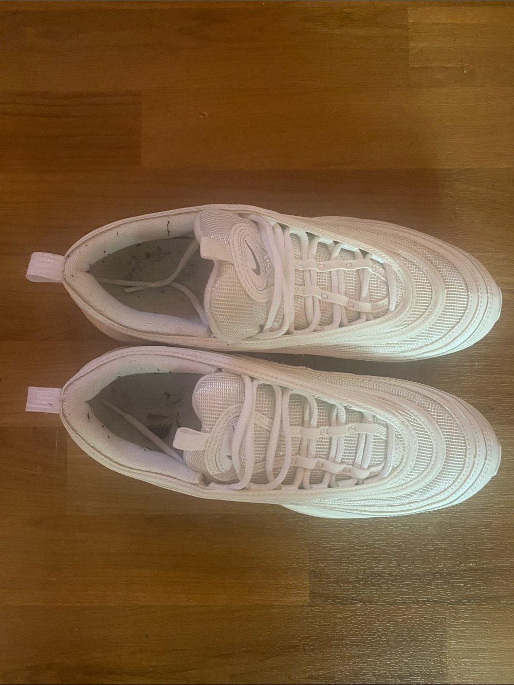 Nike White Men's Low-Top Lace-Up Sneakers